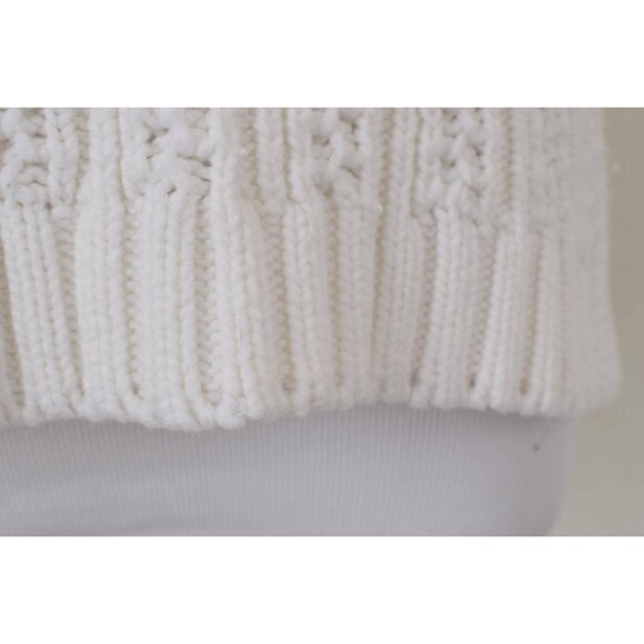 Vintage 90s High-neck Acrylic Snowflake  Sweater size M‎ - Picture 5 of 10